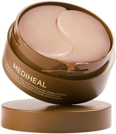Mediheal Retinol Collagen Under Eye Patches - Korean Hydrogel Eye Pads (60 patches) with 95% Reti... | Amazon (US)