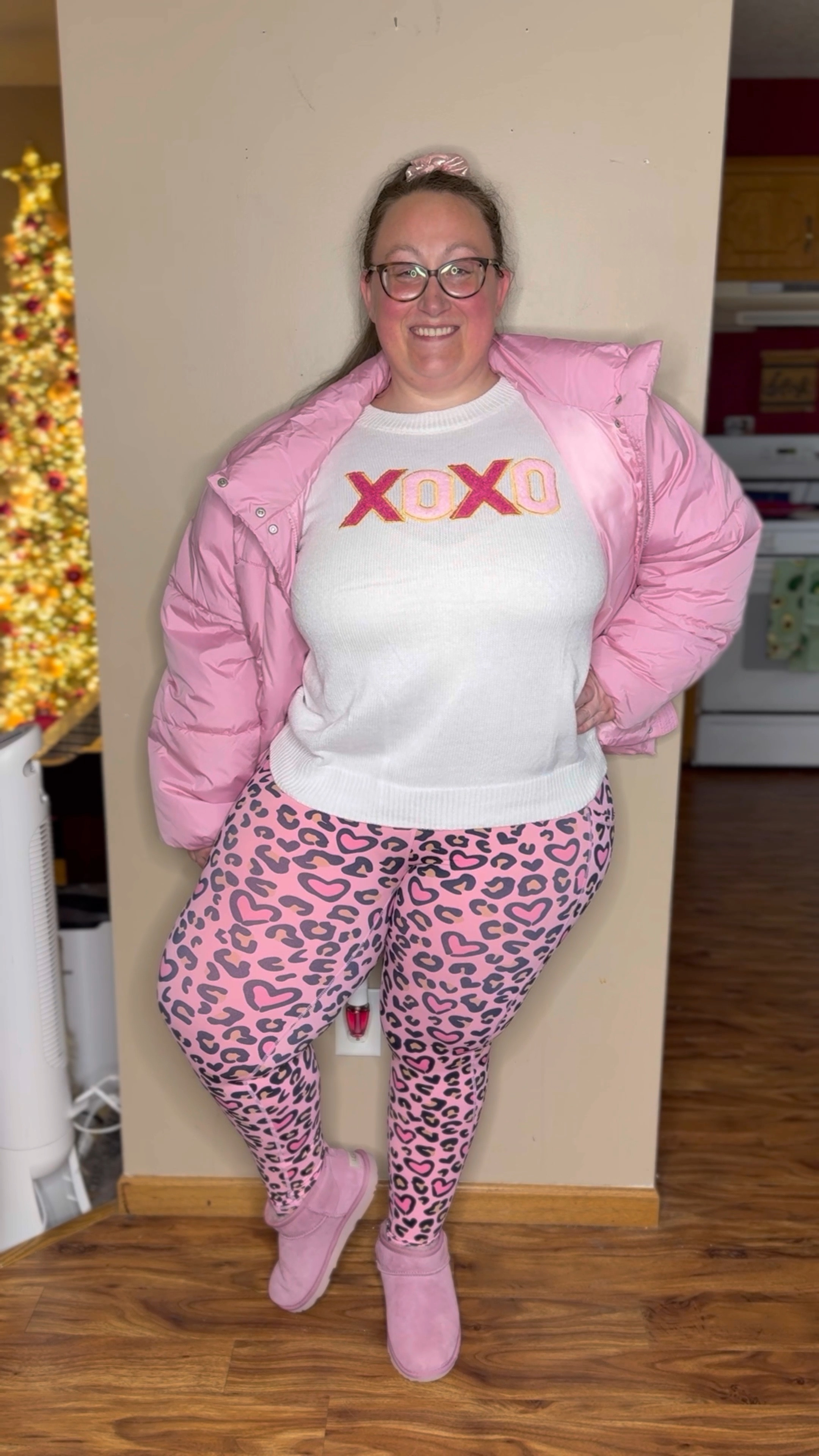 Cute Valentine’s Day activewear/casual look! Sizing and where to find below! You can use code SB15HEALTH to save off your first order from Constantly Varied Gear’s website!

Wild at Heart Leggings (large) - Constantly Varied Gear
Wild at Heart Butterfly back bra (XXL) - Constantly Varied Gear
XOXO Sweater (XL)
Puffer coat (petite XXL)

#LTKSeasonal #LTKGiftGuide #LTKMidsize