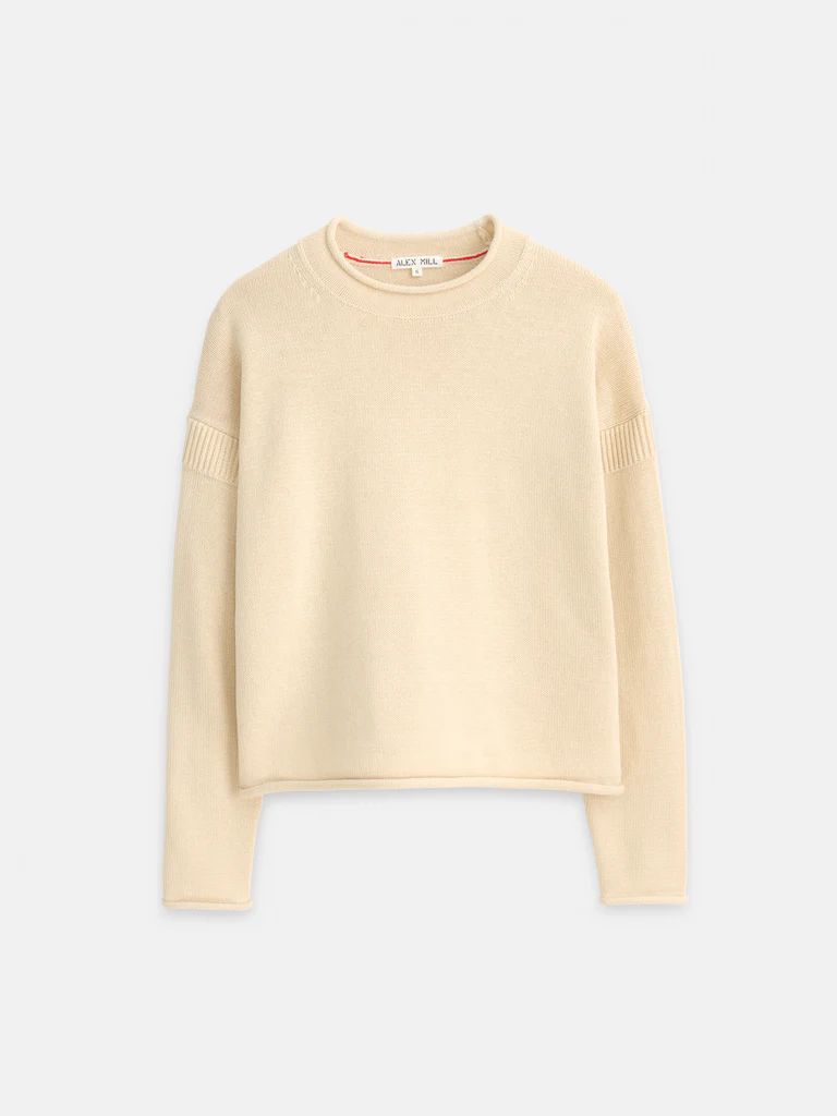 Mariner Rollneck Sweater In Cotton | Alex Mill