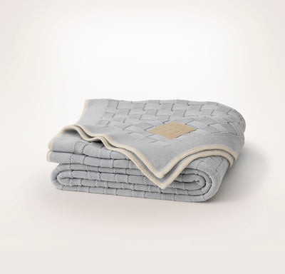 Basketweave Knit Throw Blanket | Boll & Branch