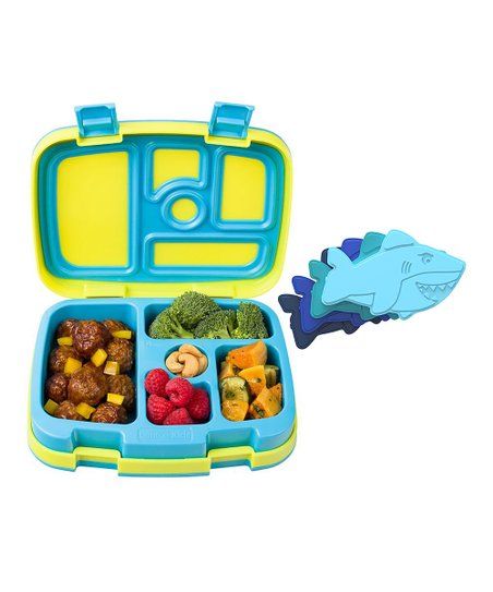Yellow Bento Box & Shark Ice Pack Set | Zulily