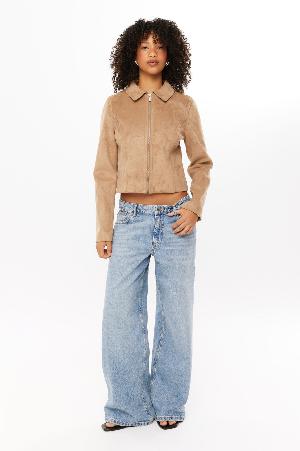 Hailey Faux Suede Jacket | Supre (AU & NZ)