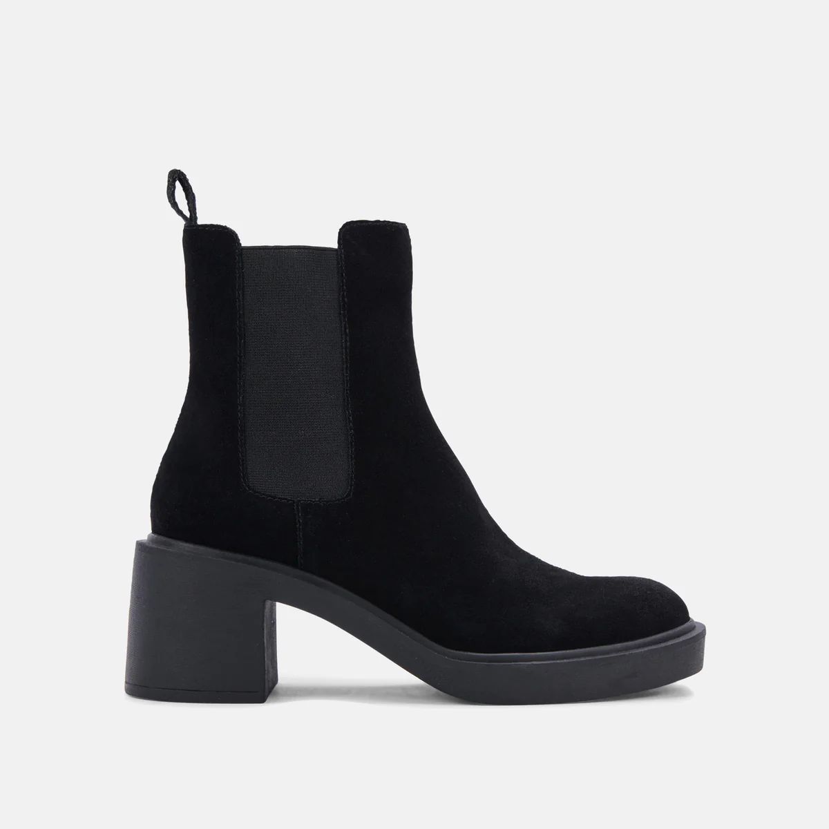 GUNNER BOOTIES BLACK SUEDE | DolceVita.com