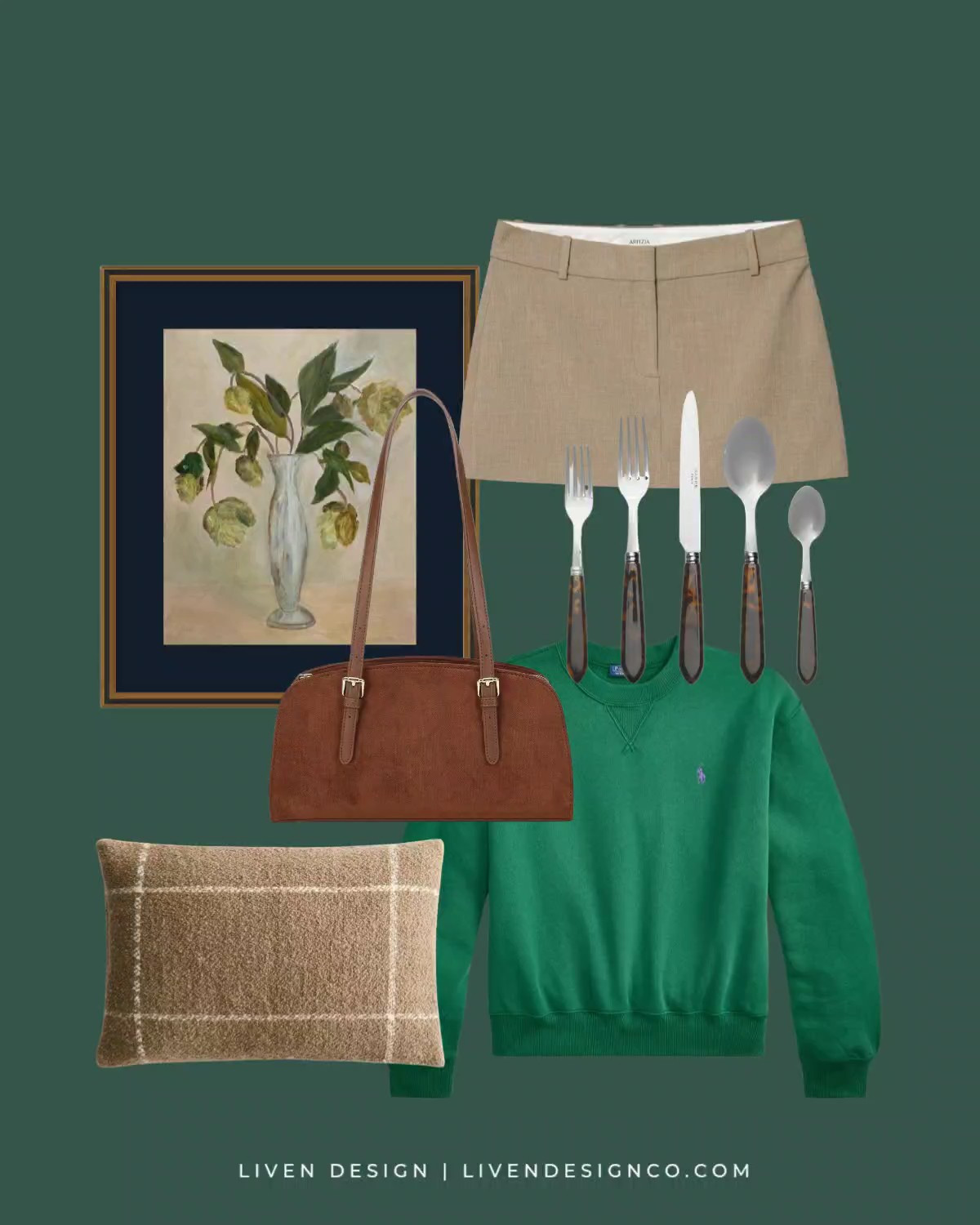 New discoveries. Style inspiration. Fall fashion. Polo sweatshirt. Fruit art painting. Amazon handbag. Mini skirt. Throw pillow. Affordable home decor. Neutral decor. Tortoiseshell flatware 

#LTKSeasonal #LTKHome #LTKSaleAlert
