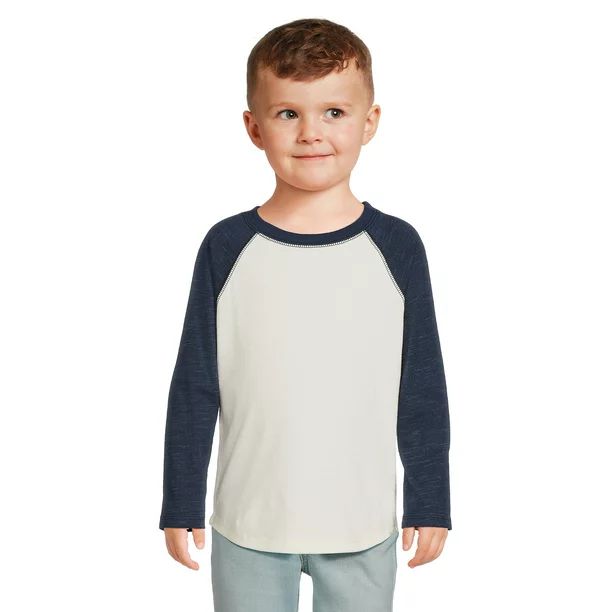 Garanimals Toddler Boy Long Sleeve Raglan T-Shirt, Sizes 12M-5T | Walmart (US)