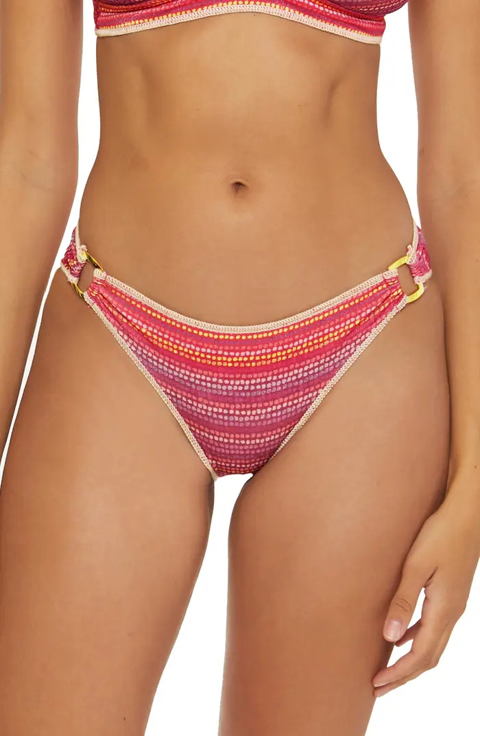 Becca Rainbow Sunset Stripe Hipster Bikini Bottoms | Nordstrom | Nordstrom