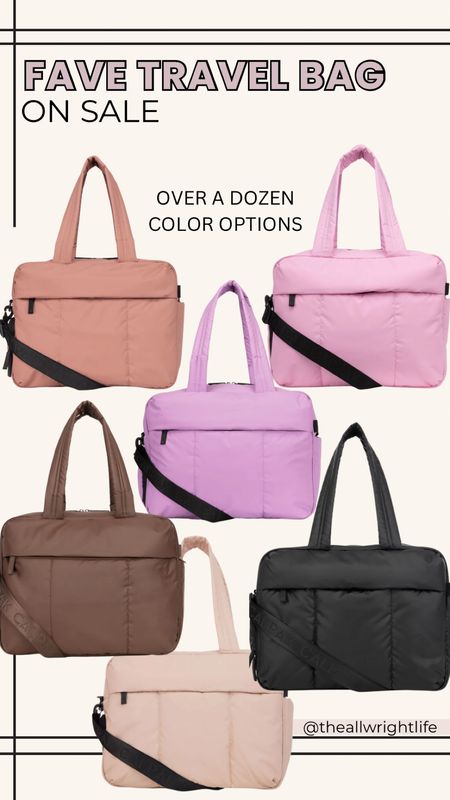 My favorite travel bag is on sale for Mother’s Day. I’ve been using this bag for more than five years. I’ve tried loads of alternatives and always come back to this one. It has a super thick padded shoulder strap, crossbody strap, interior pockets, shoe compartment, luggage trolley, and wipes clean. Comes in more than a dozen colors. You could easily pack this as a carry on but I use it as a personal item and can bring all the things for me and Audri  

#LTKGiftGuide #LTKtravel
