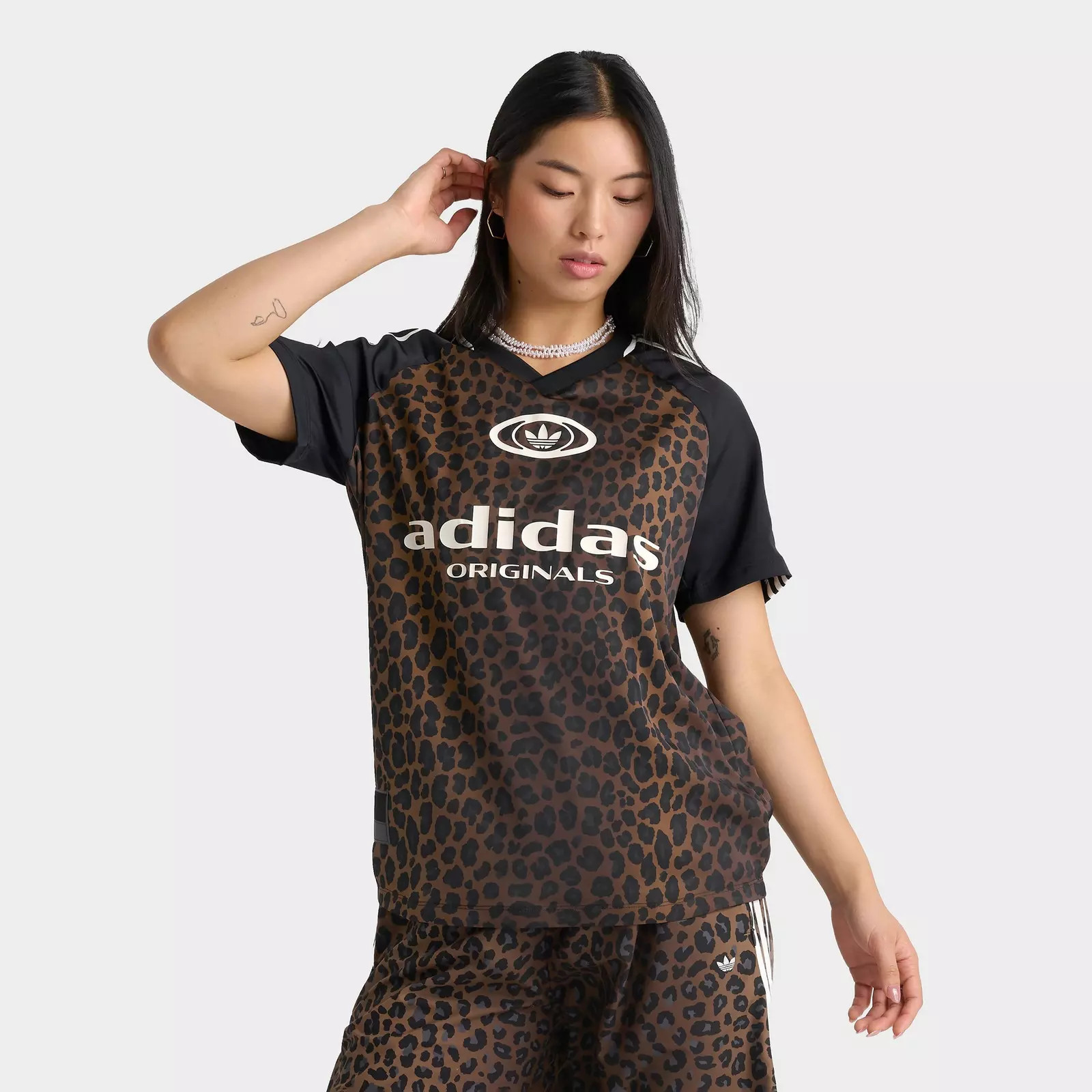 Women's adidas Originals Leopard Satin Jersey | JD Sports (US)