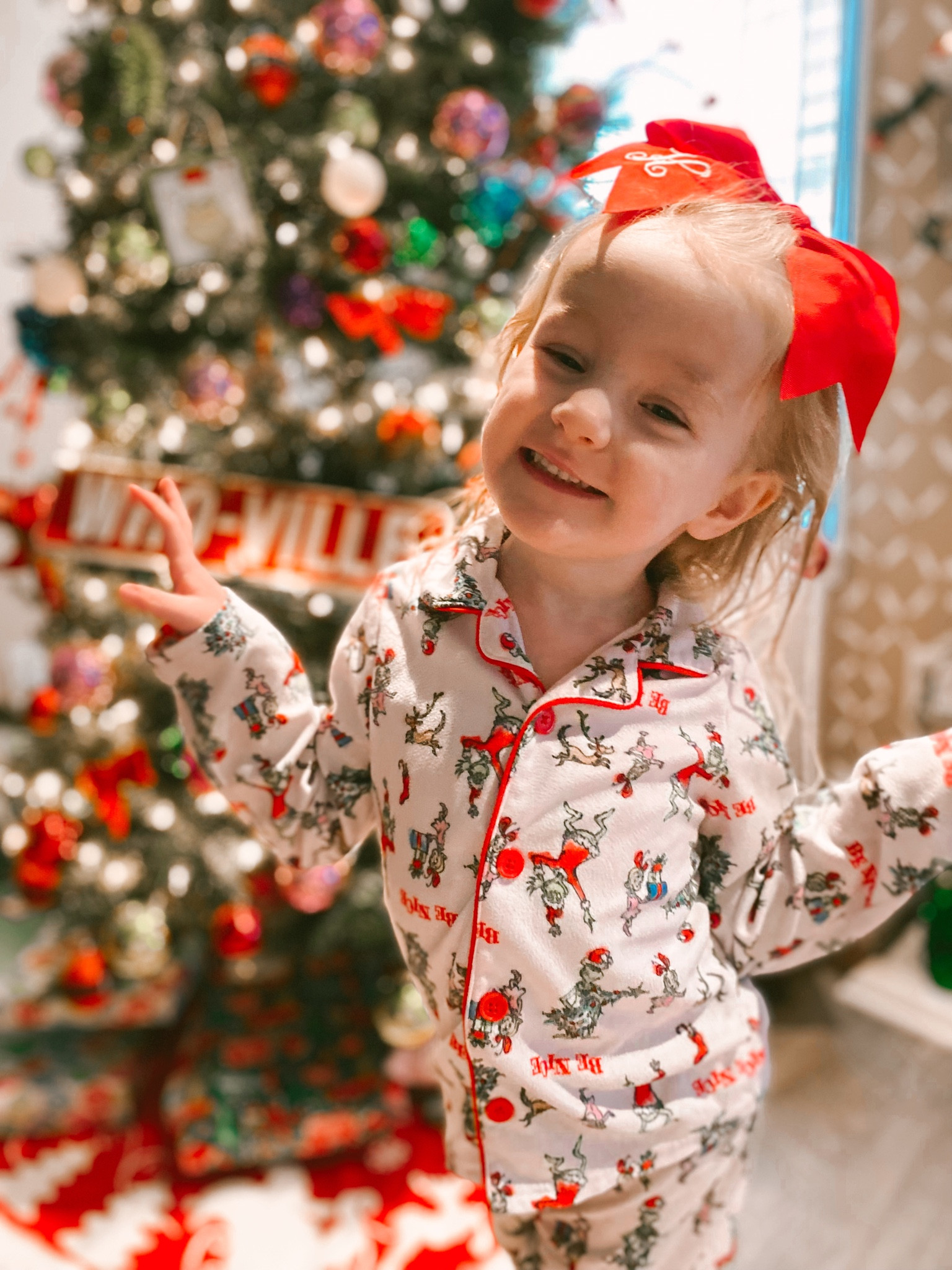 Pajama day for the last day of school! We had to show out in our Grinch’s best 💚❤️ & they are on sale, tooo!!!!

Target | Pajamas | Grinch | Cindy-Lou Who 

#LTKHoliday #LTKkids #LTKSeasonal
