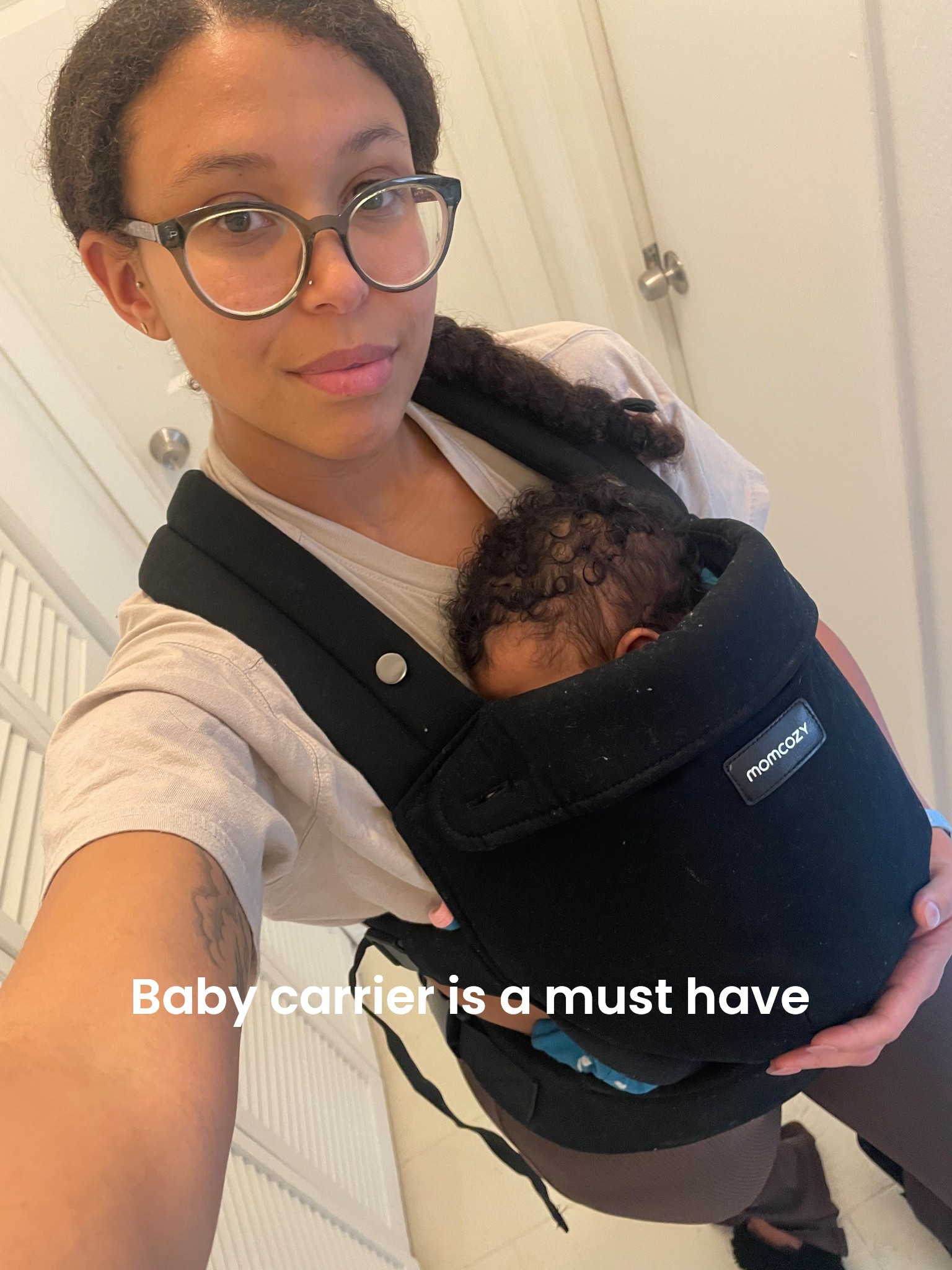 When you have a stage 5 clinger, a baby carrier is a must have! Loving this one from Mom Cozy 😍 it has back support & i feel confident that baby is secure! 

#LTKBaby