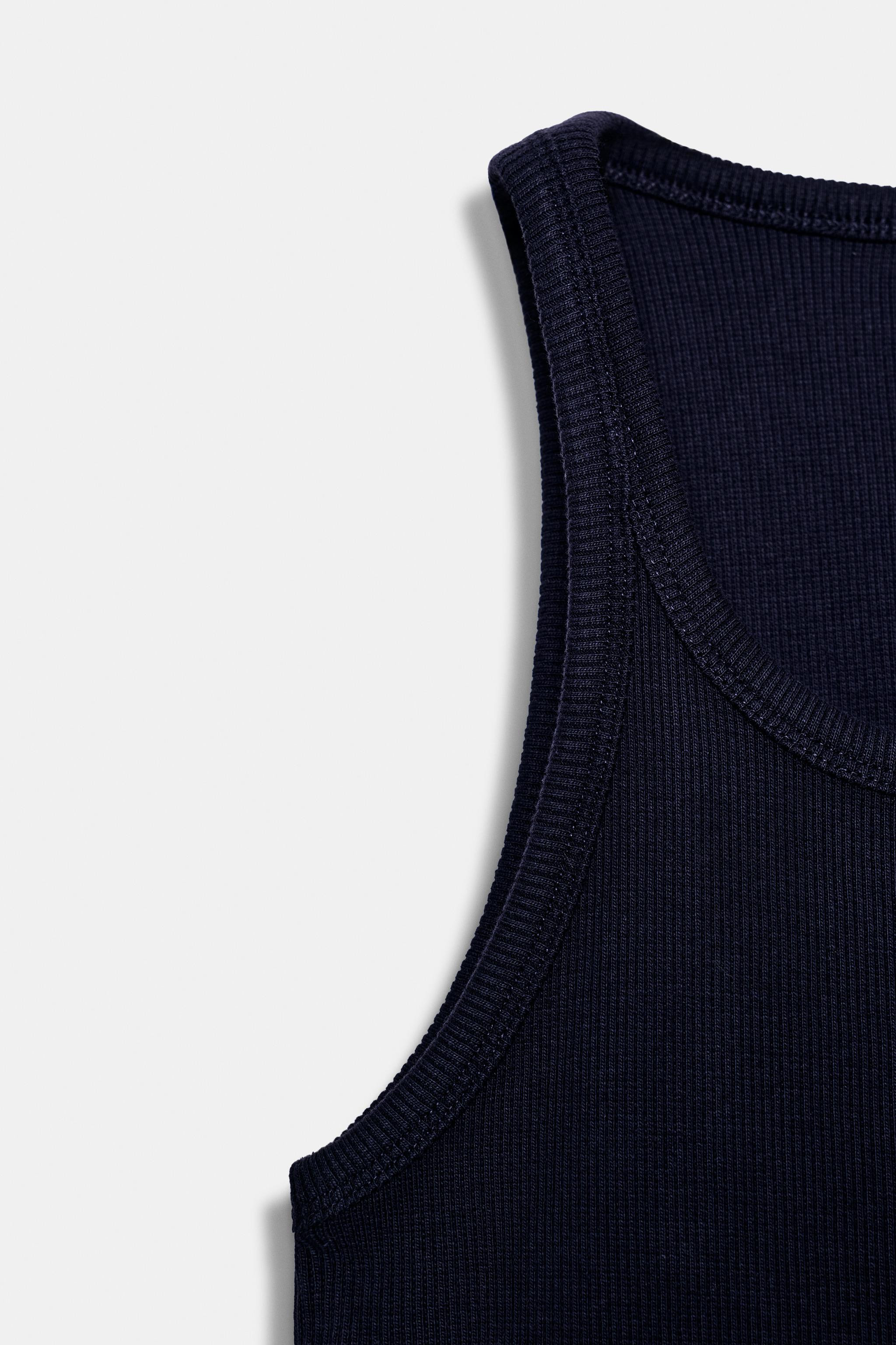 RIBBED STRAPPY TOP | Zara UK