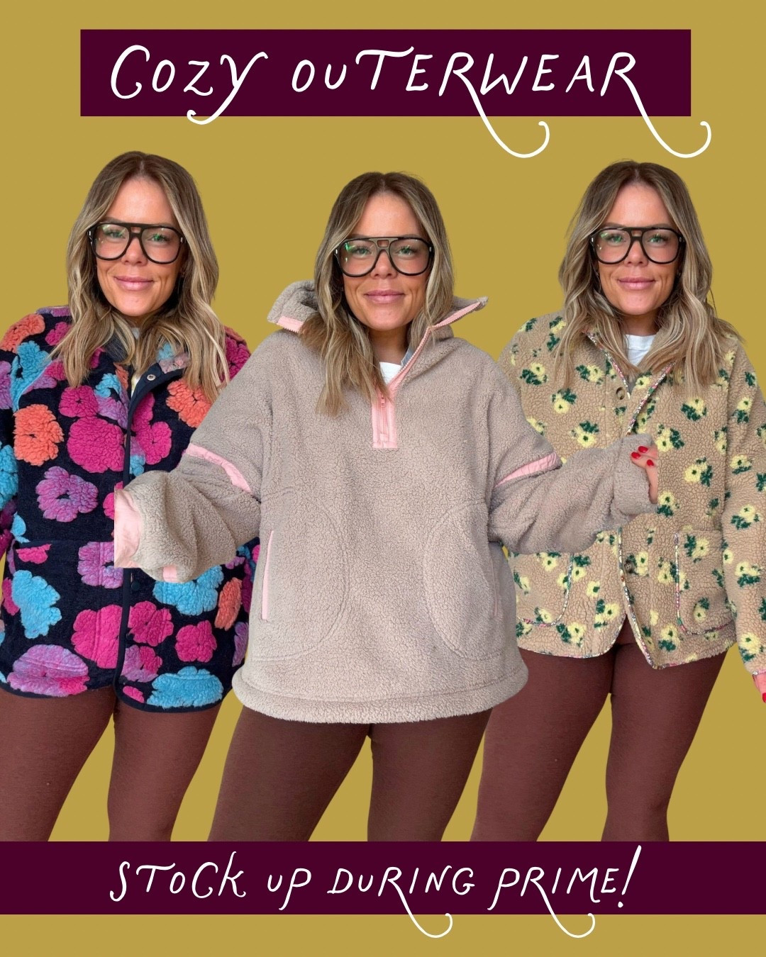 Cozy outerwear season is here! 🍂 I’m loving these fun fleece layers for adding a little personality to my fall outfits while still keeping things comfortable and cozy. So cute thrown on with leggings, denim, or your favorite everyday basics!

#LTKSeasonal #LTKOver40 #LTKootd