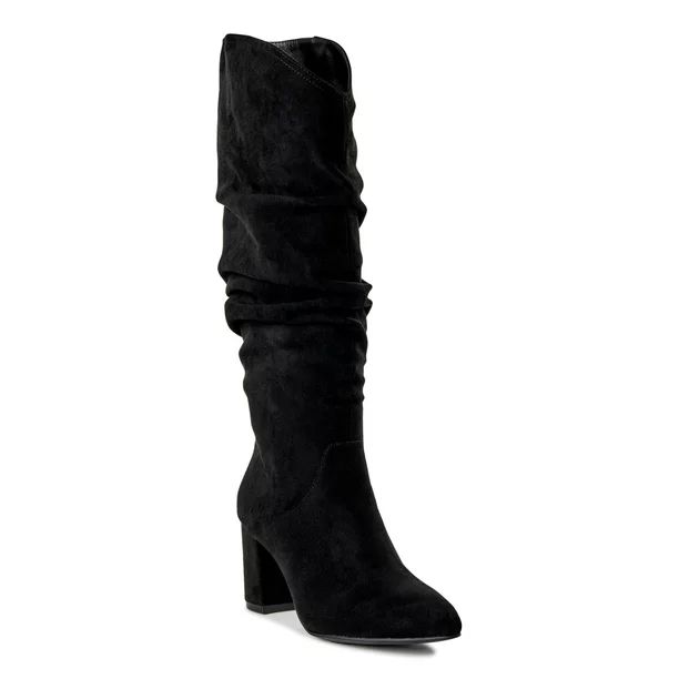 Time and Tru Women's Tall Slouch Boots - Walmart.com | Walmart (US)