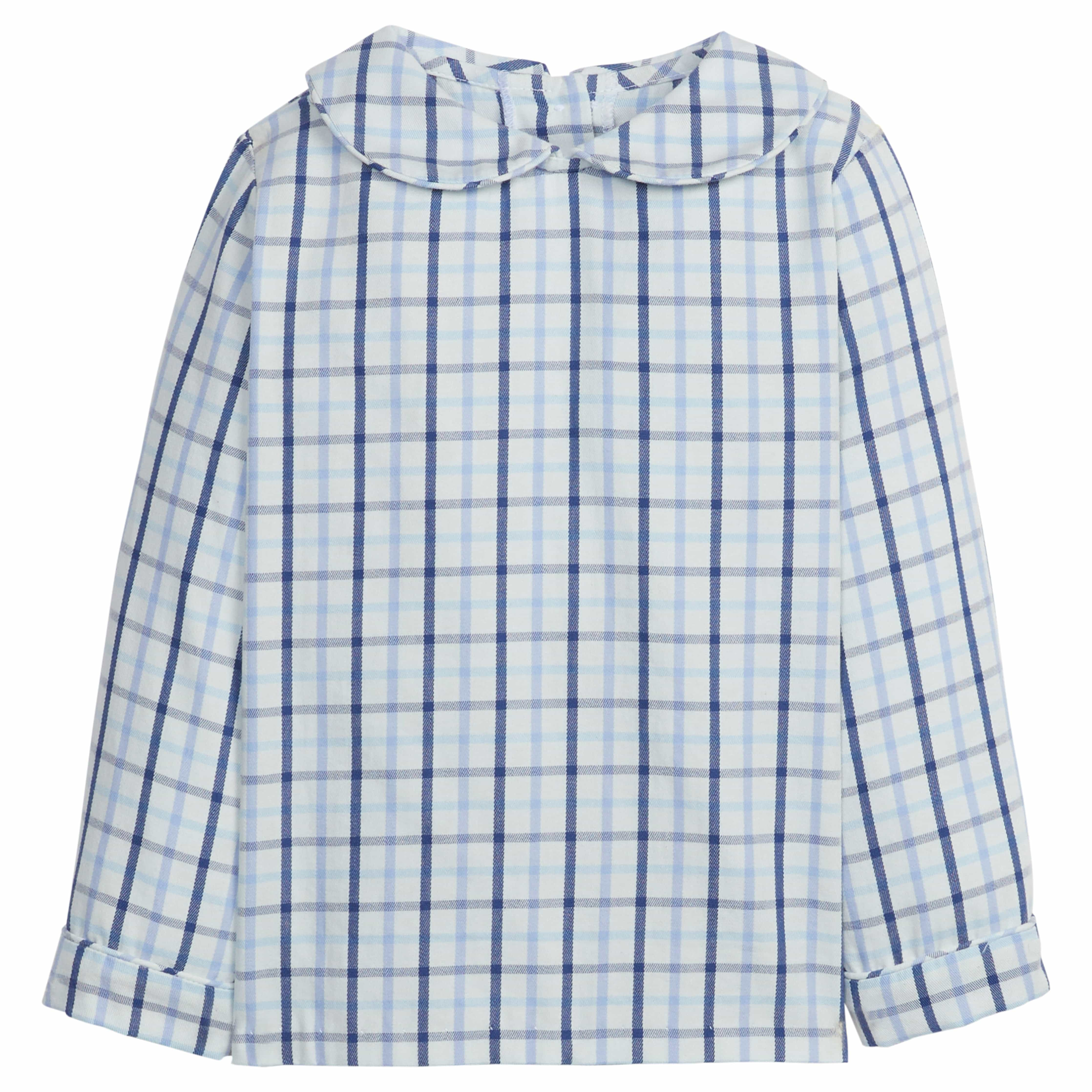 Peter Pan Shirt - Blue Ridge Plaid | Little English