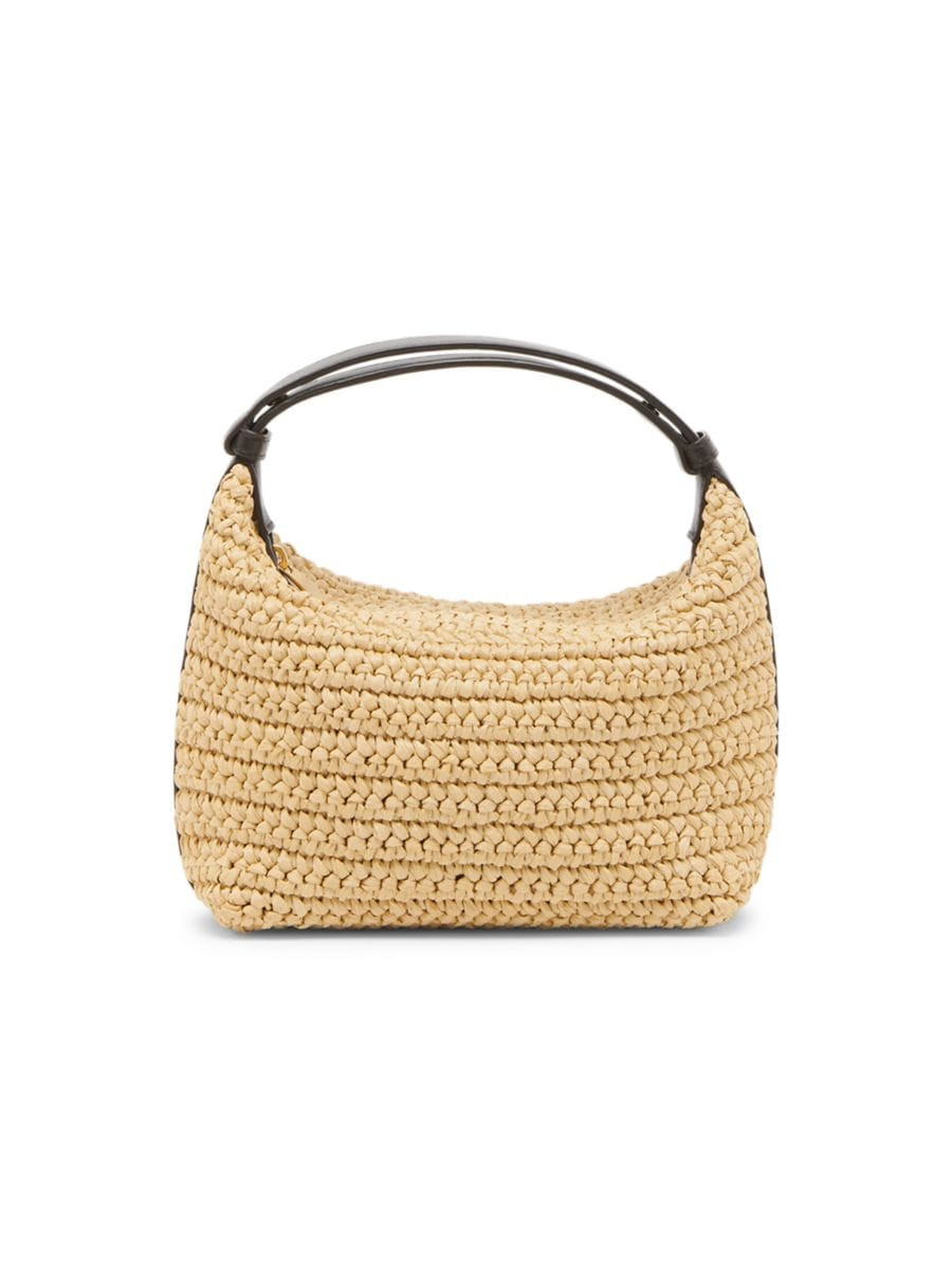 Bottega Veneta Mini Wallace Raffia Shoulder Bag | Saks Fifth Avenue