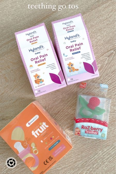 Teething Baby Go To Products

these have helped my 5 month old who started teething and gnawing on everything with visible discomfort

Teething. Baby teether. Teether feeder. Hylands homeopathic oral pain relief. Teething pacifier. 

#LTKbaby #LTKkids #LTKbump