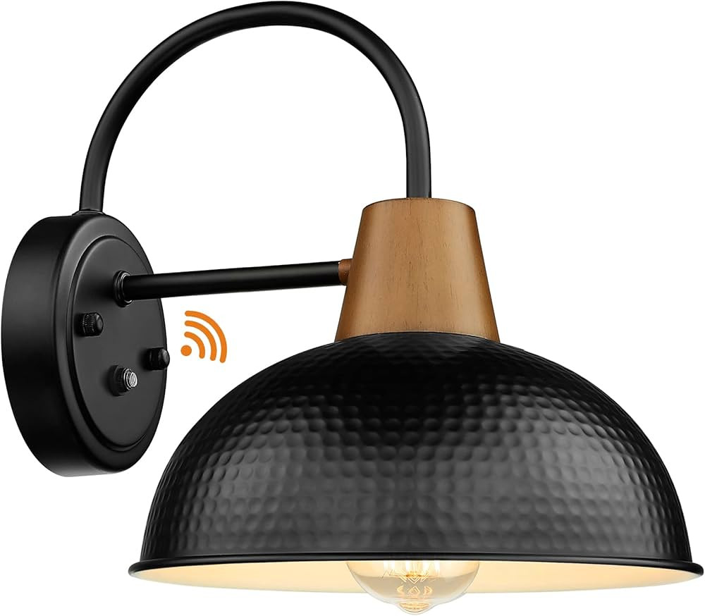 Dusk to Dawn Outdoor Lighting, HWH Modern Porch Lights Outdoor Wall, Exterior Gooseneck Barn Wall... | Amazon (CA)