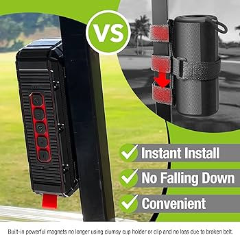 Pro Portable Magnetic Bluetooth Golf Speaker Wireless Waterproof IPX6/Shockproof 3rd Generation M... | Amazon (US)
