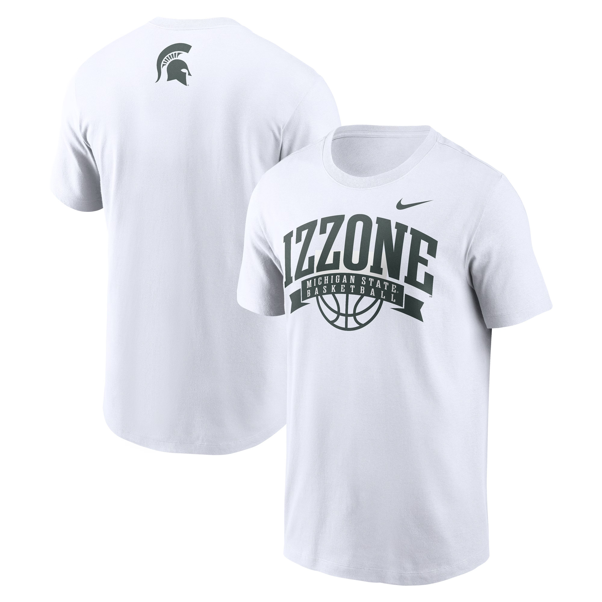 Michigan State Spartans Nike Izzone T-Shirt - White | Fanatics