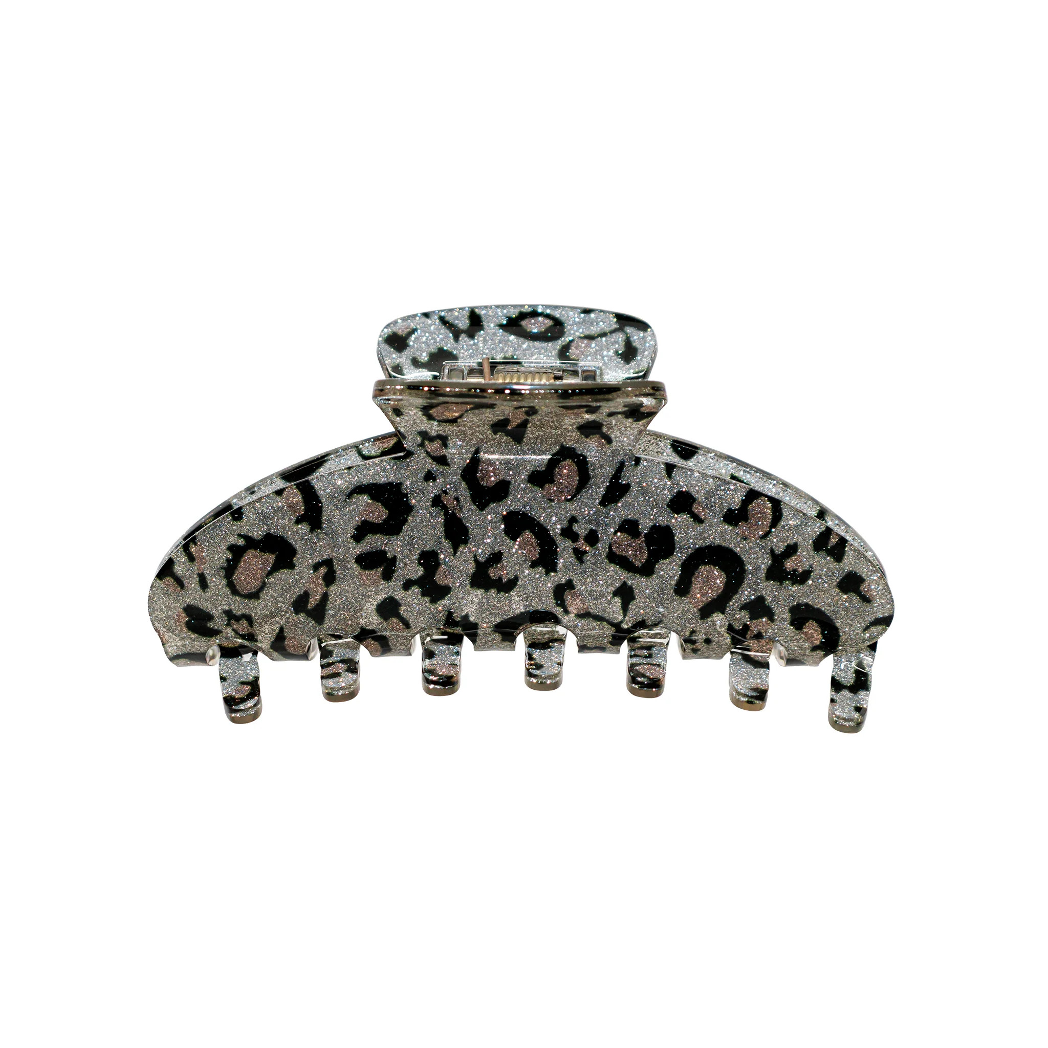 Big Effing Clip in Snow Leopard | Emi Jay