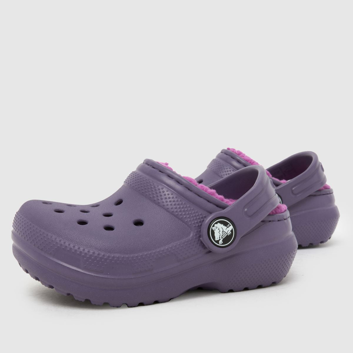 Kids Girls Toddler Purple Crocs Classic Lined Clog Sandals | schuh | Schuh