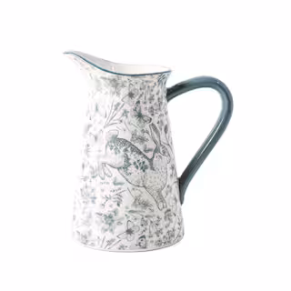 44 oz Green Floral & Bunny Ceramic Pitcher by Ashland® | 44 fl oz | Michaels® | Michaels Stores
