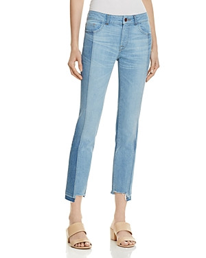 DL1961 Mara Contrast Step Hem Jeans in Combo - 100% Exclusive | Bloomingdale's (UK)