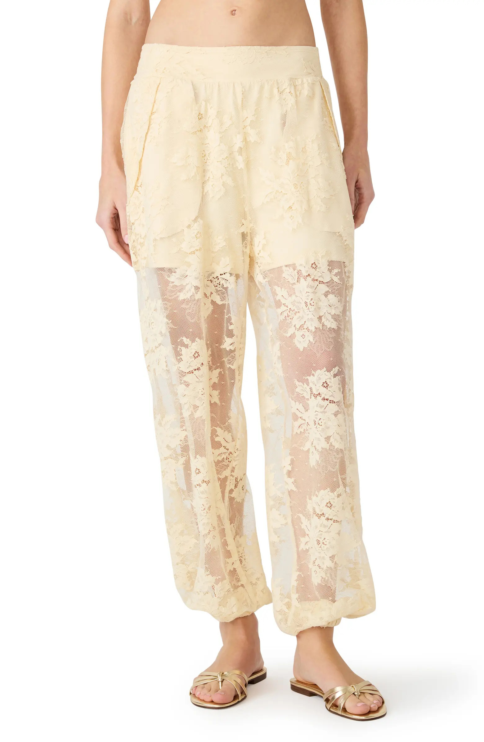Faya Floral Lace Pants | Nordstrom
