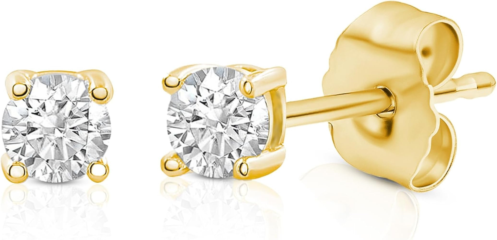 Amazon Essentials 0.25 to 1 Carat IGI Certified Solitaire Lab Grown Diamond Stud Earrings for Wom... | Amazon (US)