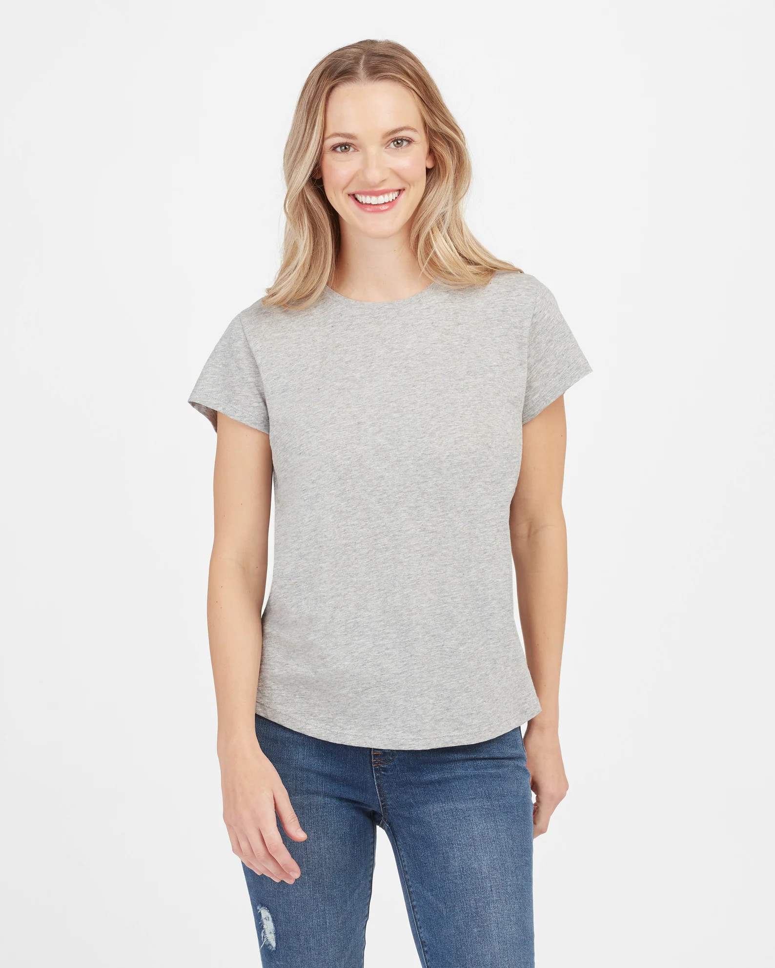 Pima Cotton Crew Neck Tee | Spanx