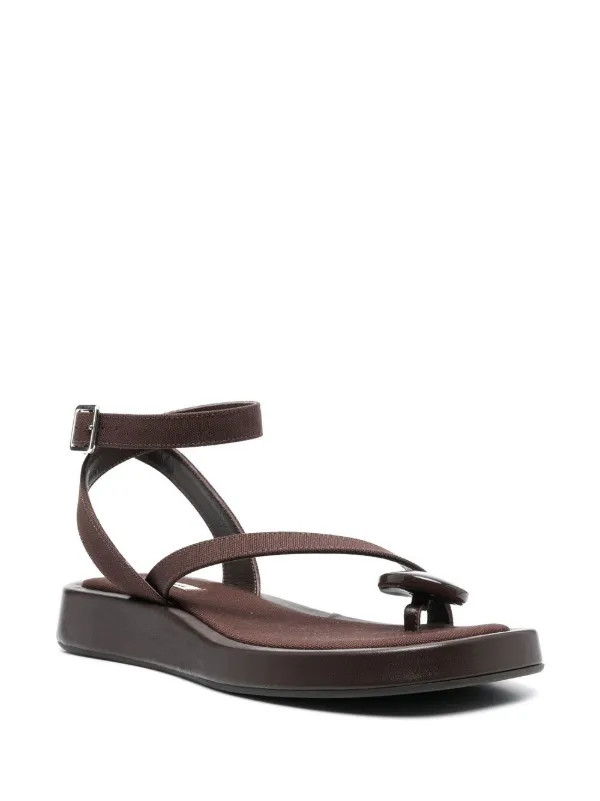 GIABORGHINI open-toe Leather Sandals - Farfetch | Farfetch Global