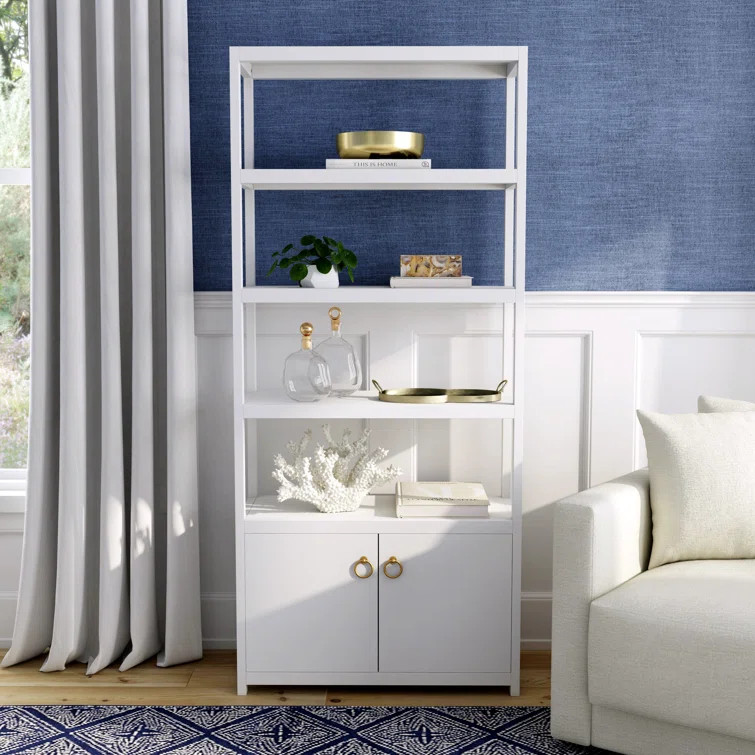 Elin Etagere Storage Bookcase | Wayfair North America