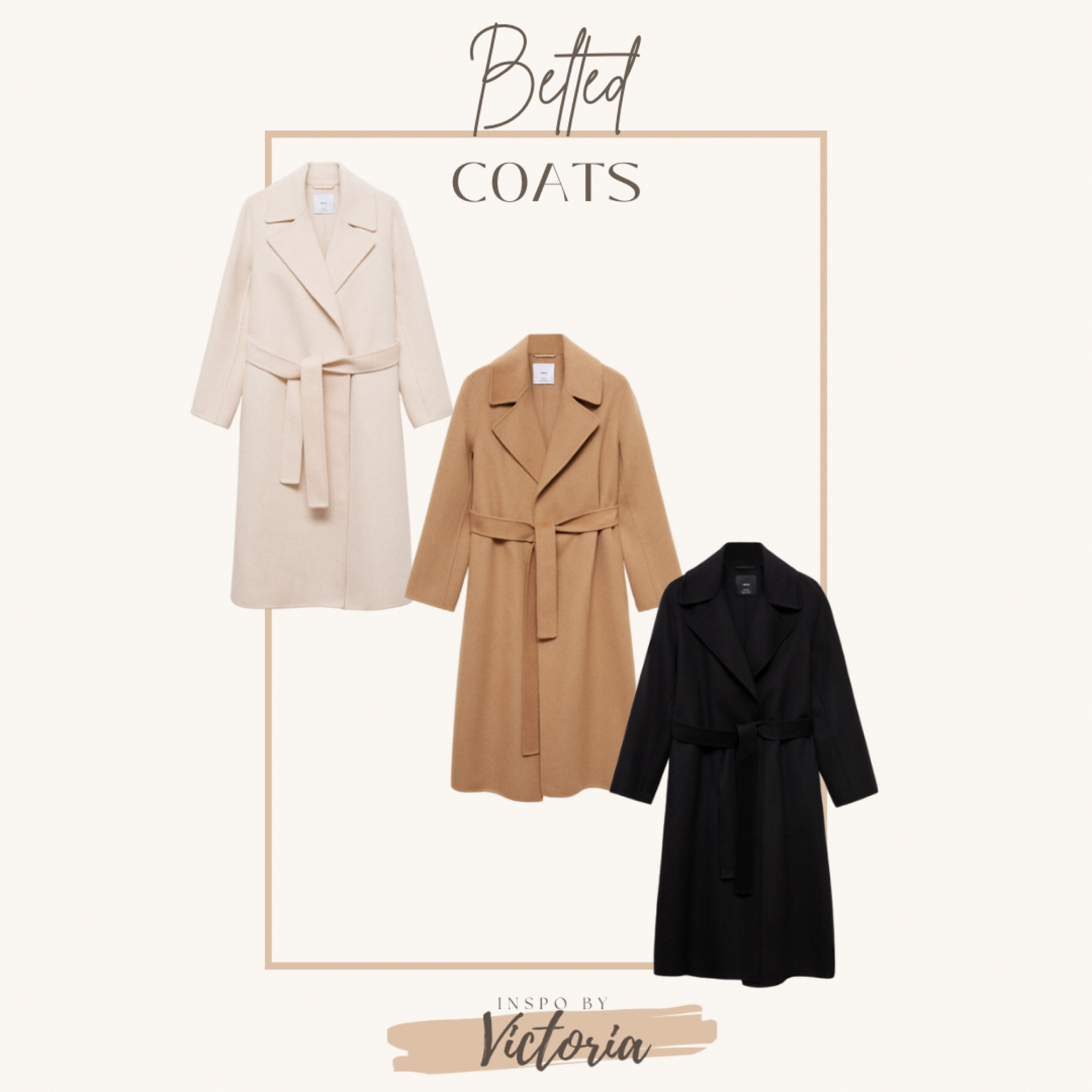 Belted coats in timeless colors🤍🤎🖤
#budgetcoat #outwear #beltedcoat

#LTKCyberWeek #LTKSeasonal #LTKStyleTip