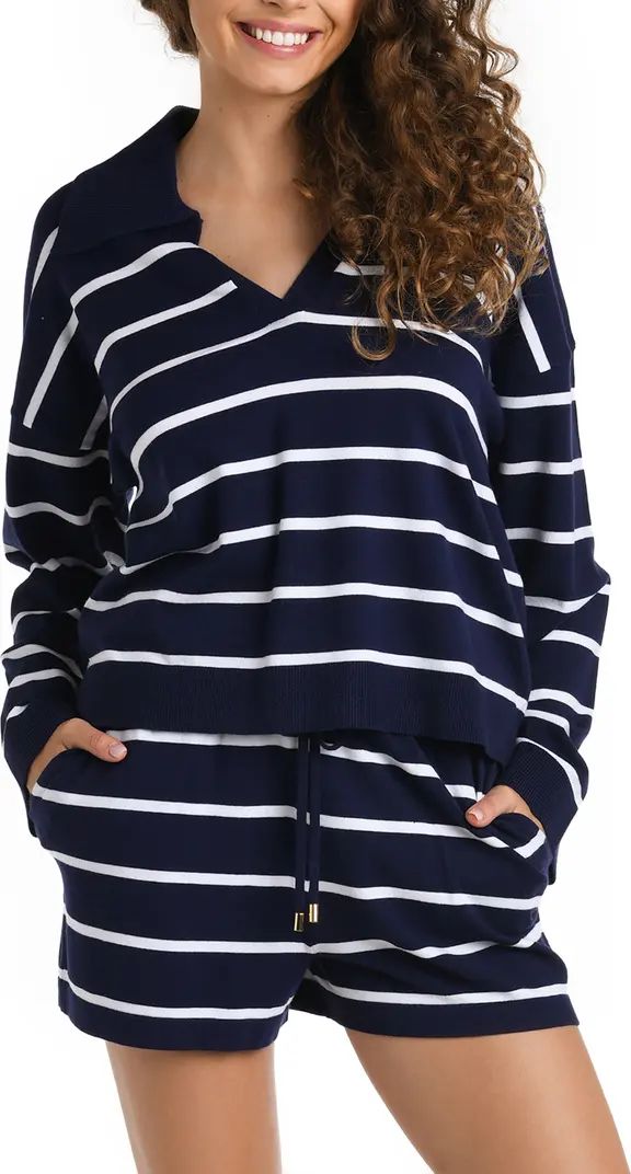 Yacht Stripe Cover-Up Top | Nordstrom