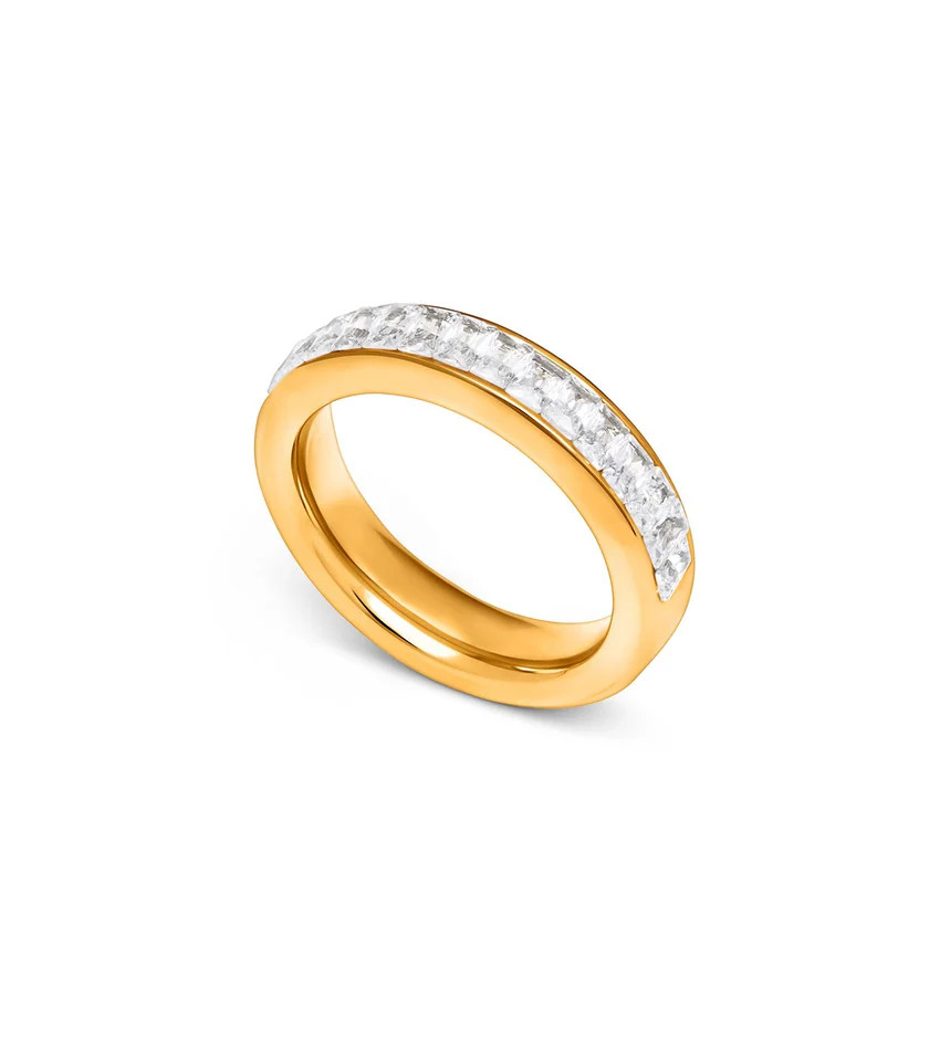 Shine On Crystal Band Ring (Gold) | Abbott Lyon