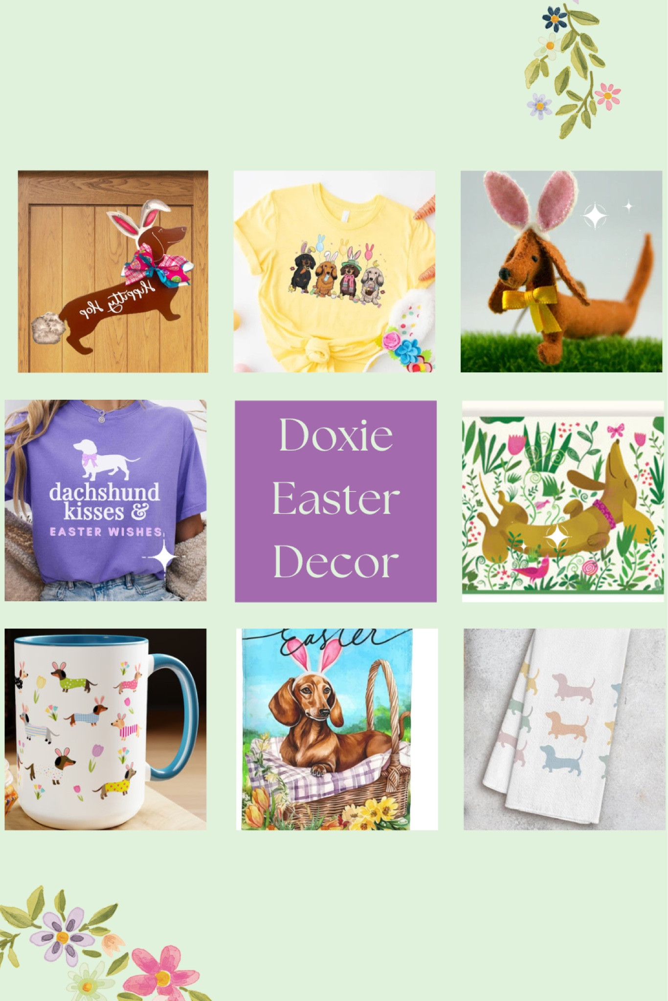 Dachshund Easter Decor Ideas. 🐰🐾. #doxiefinds

#LTKHome #LTKSeasonal #LTKPets