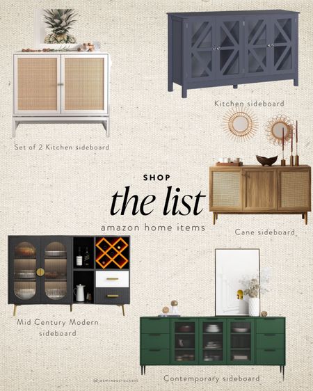 Amazon home: sideboard, kitchen sideboard, mid century, modern, buffet, kitchen storage 

#LTKhome