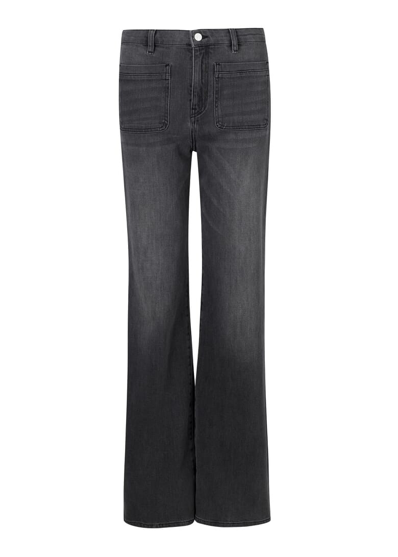 High-Waist Slim Subtle Flare Jean | ME + EM