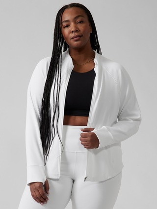 Salutation Ribbed Jacket | Athleta