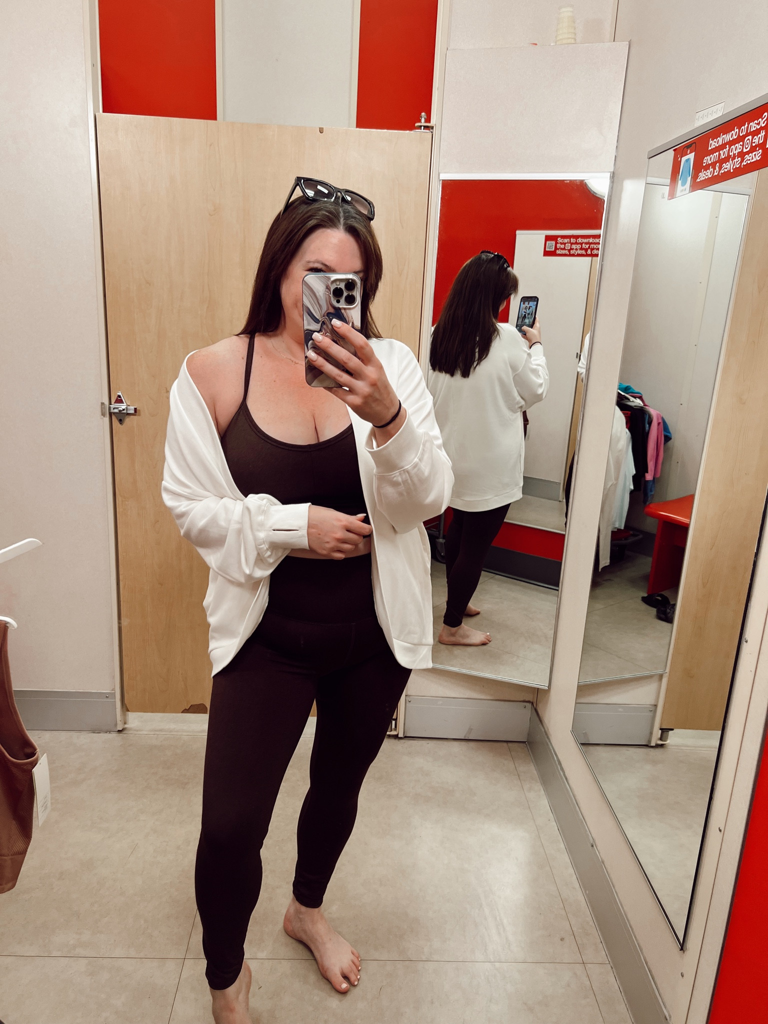 Matching athletic set from Target, love the chocolate brown. 

#LTKstyletip #LTKfitness #LTKfindsunder50