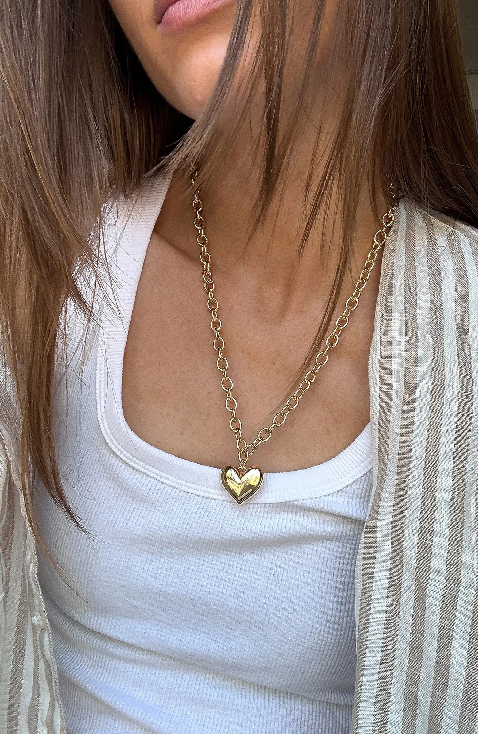 BaubleBar Millie Small Heart Pendant Necklace | Nordstrom | Nordstrom