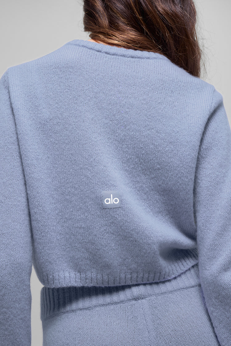 Wool Cashmere New Class Cropped Cardigan | Alo Yoga (US)