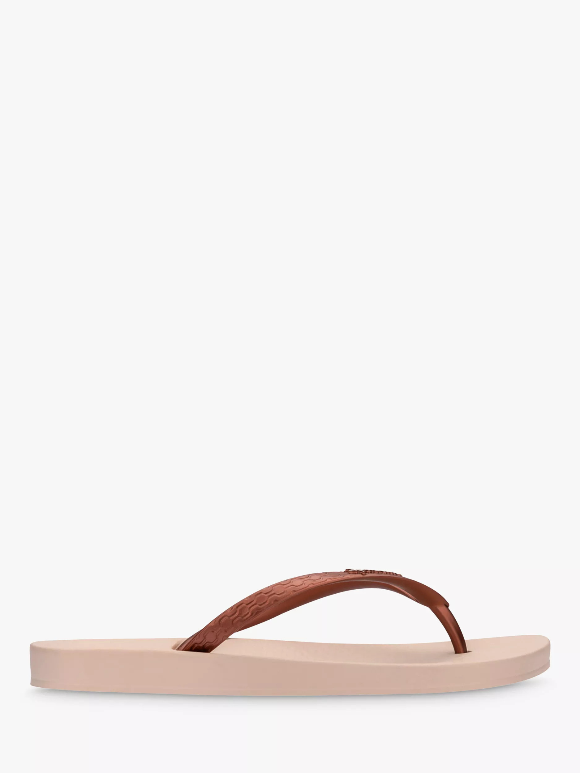 Ipanema Anatomic Flip Flops, Beige/Copper | John Lewis (UK)
