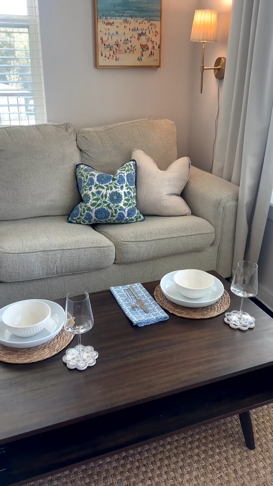 Set the table with me for a fun dinner at home!! We don’t have a formal dining room (yet!!) but we love to dress up our coffee table & enjoy our nice table settings from the living room!! 

#LTKHome