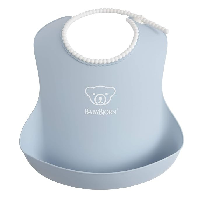 BABYBJORN Baby Bib, Powder Blue | Amazon (US)