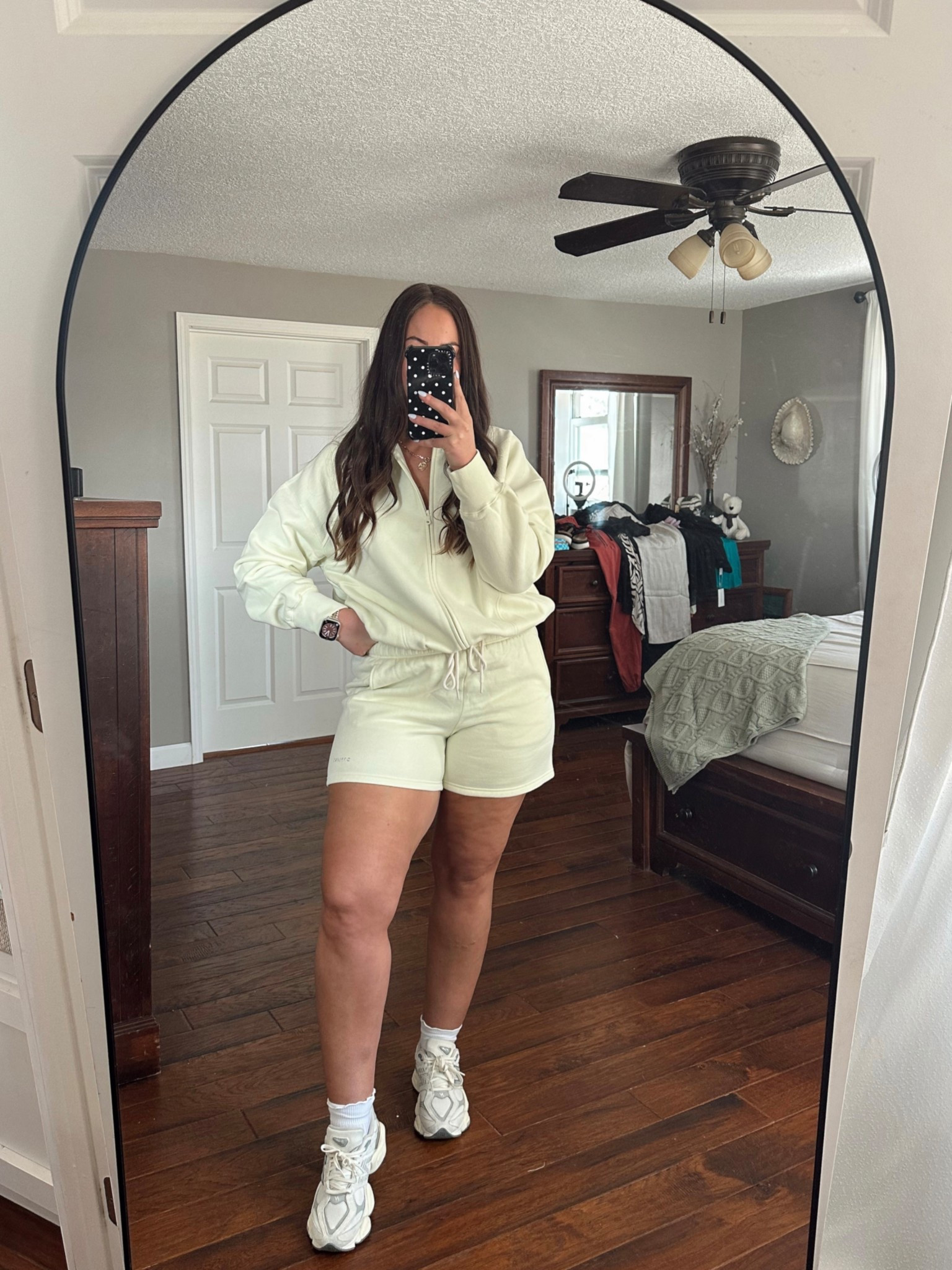 Aerie matching set 🤍 Currently on sale right now and use code MORELOVE for an EXTRA dicount 😜 

Aerie real
Aerie set
Aerie new arrivals
Aerie spring outfitss
spring outfits 2026

#LTKxAerie #LTKMidsize #LTKSaleAlert