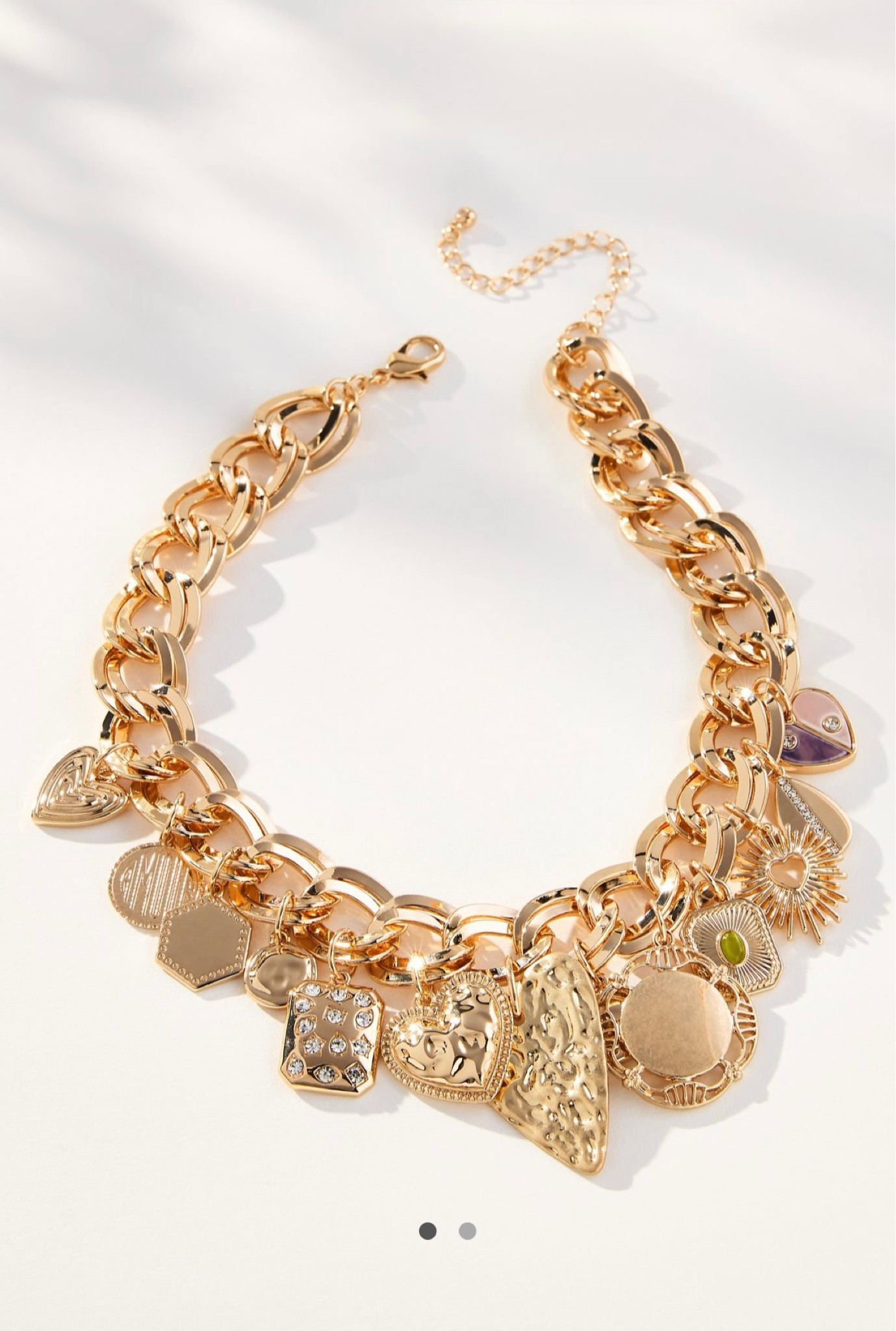 OBSESSED 🍒🌟🎰 I’ve been looking for the perfect chunky farm necklace for years and found this one at Anthropologie, it’s even more stunning in person!! 😍 $64.80 with 10% off discount for signing up! 

#LTKGiftGuide