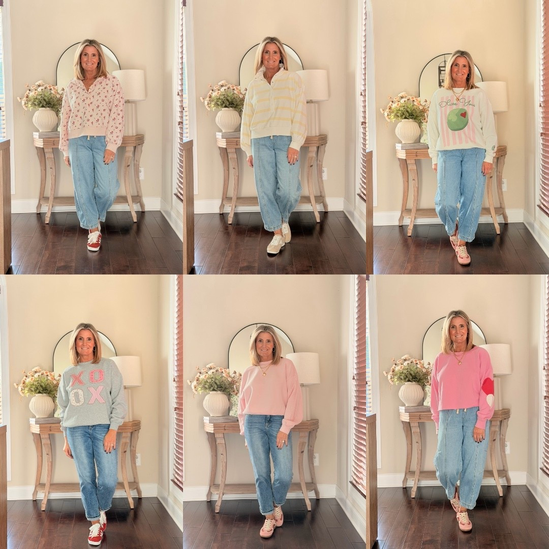 Okay but why is Target’s spring collection this good?! 💕🌸
Obsessed with these adorable Valentine’s Day sweatshirts—cute enough for February, perfect for spring, and comfy enough to live in 🙌
Sharing all my favorites because you NEED these in your closet 💌
#TargetHaul #SpringStyle #ValentinesDayOutfits #TargetLoves

#LTKdayinmylife #LTKActive #LTKSeasonal