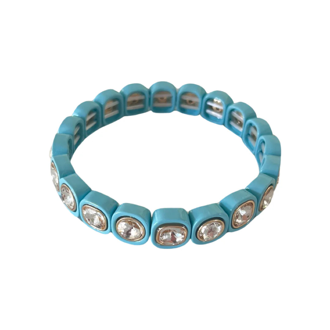 City Girl Petite Bracelet - Barista Blue | Smith and Co. Jewel Design