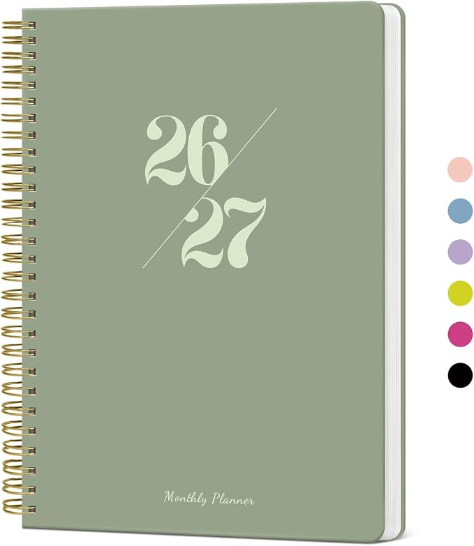 Monthly Planner 2026-2027, 18 Months Calendar Planner 2026-2027, Runs from July 2026 - December 2... | Amazon (US)